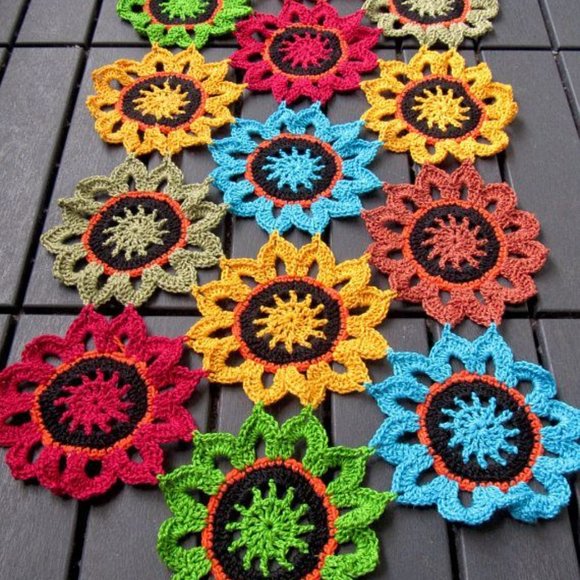 Floral runner, sunflowers, or colorful flowers, custom order - Picture 10 of 15